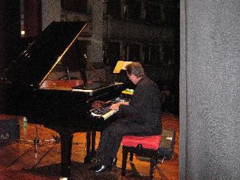 a live shot from backstage during our concert in Savigliano, Italy
