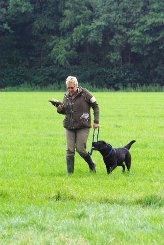 Riet Butselaar met Senna! foto Bert Butselaar
