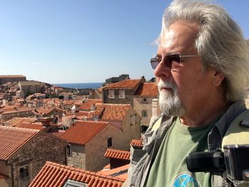 PCD looks over the red tiled rooftops of the ancient, walled city of Dubrovnik. Is it any wonder that the producers of "Game of Thrones" favored this fabled city? Photo: Andach Mischela
