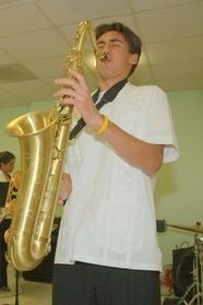 Maxime Stinnett tearing it up on tenor
