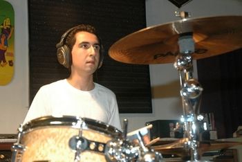 Charlie in the studio
