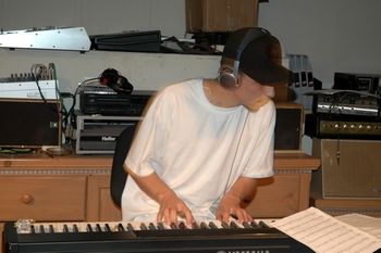 Hans in the studio
