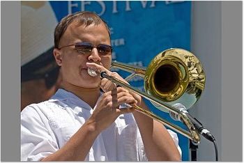 Brama Sukarma, trombone man
