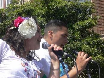 Jennifer and Josue Caravantes at Carnaval, 2006
