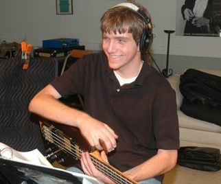 Henry in the studio
