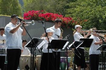 Opening up the Latin Jazz Festival
