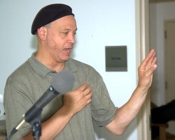 John Calloway going over the breaks
