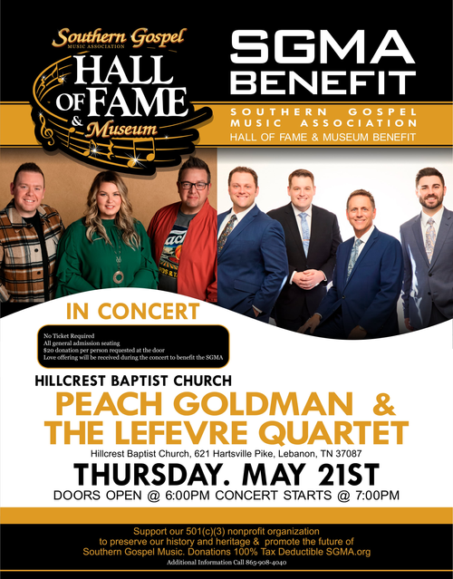 May 21st - Lebanon, TN
