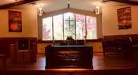 Marilynn plays the piano for Sunday Services