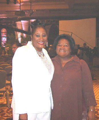 Corinne with Dotti Peoples
