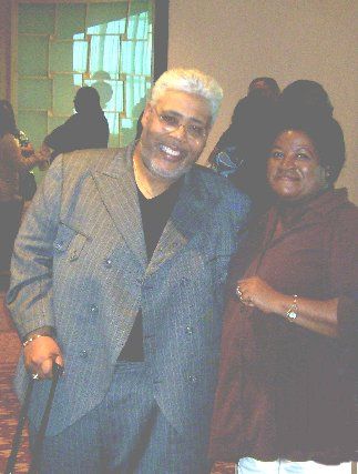 Corinne with Rance Allen
