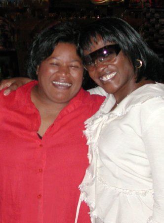 Corinne with Angela Spivy
