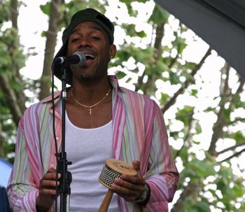 Carl "CJ" Norde Jr. (Vocals) Hands down and absolutely a fan favorite. CJ's ability to sing, dance and work the audience is unbelievable. After every show our fans always gravitate towards him. We love and appreciate his energy and warm sincerity. CJ's the complete package and deserves and will soon be the Big Star! Contributions: Co-wrote "Goodtime" Lead Vocals: "Prayer" "Goodtime" "Baby Blue" Band History: Bust a groove Top-40 Bands Movies Television Voice-over Actor You name it, CJ has done it!
