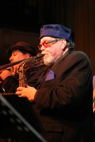 Clarke Baldwin (Alto, Baritone Sax) Clarke is a brillant composer, performer and soloist. Clarke, brought to The Bingtones a level a musicianship that raised the bar for all of us. Contributions: Wrote horn arrangements for "Circles" "Worlds A Changing" "Baby Blue" "Prayer "Turn & Walk Away" "Read Between The Lines" "American Dream" "Man I Am" Alto Sax Solo: "Read Between The Lines" "Something For Mom"
