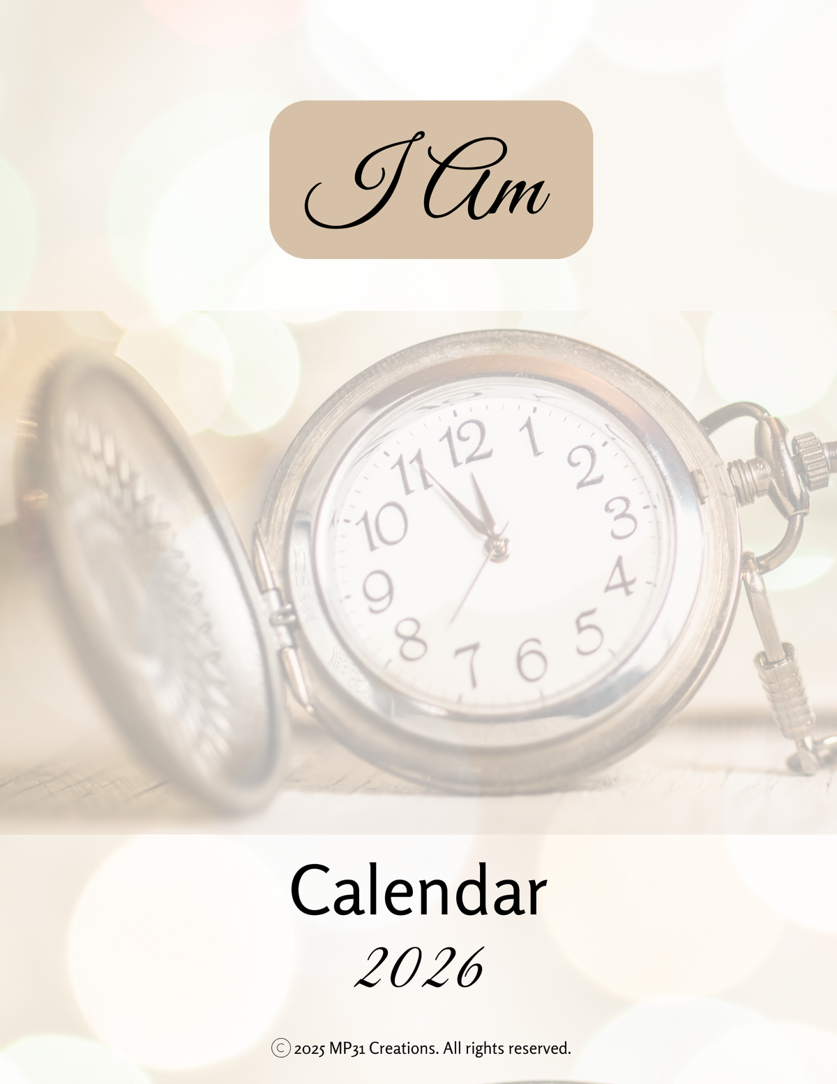 DIGITAL | 2026 "I Am" Calendar