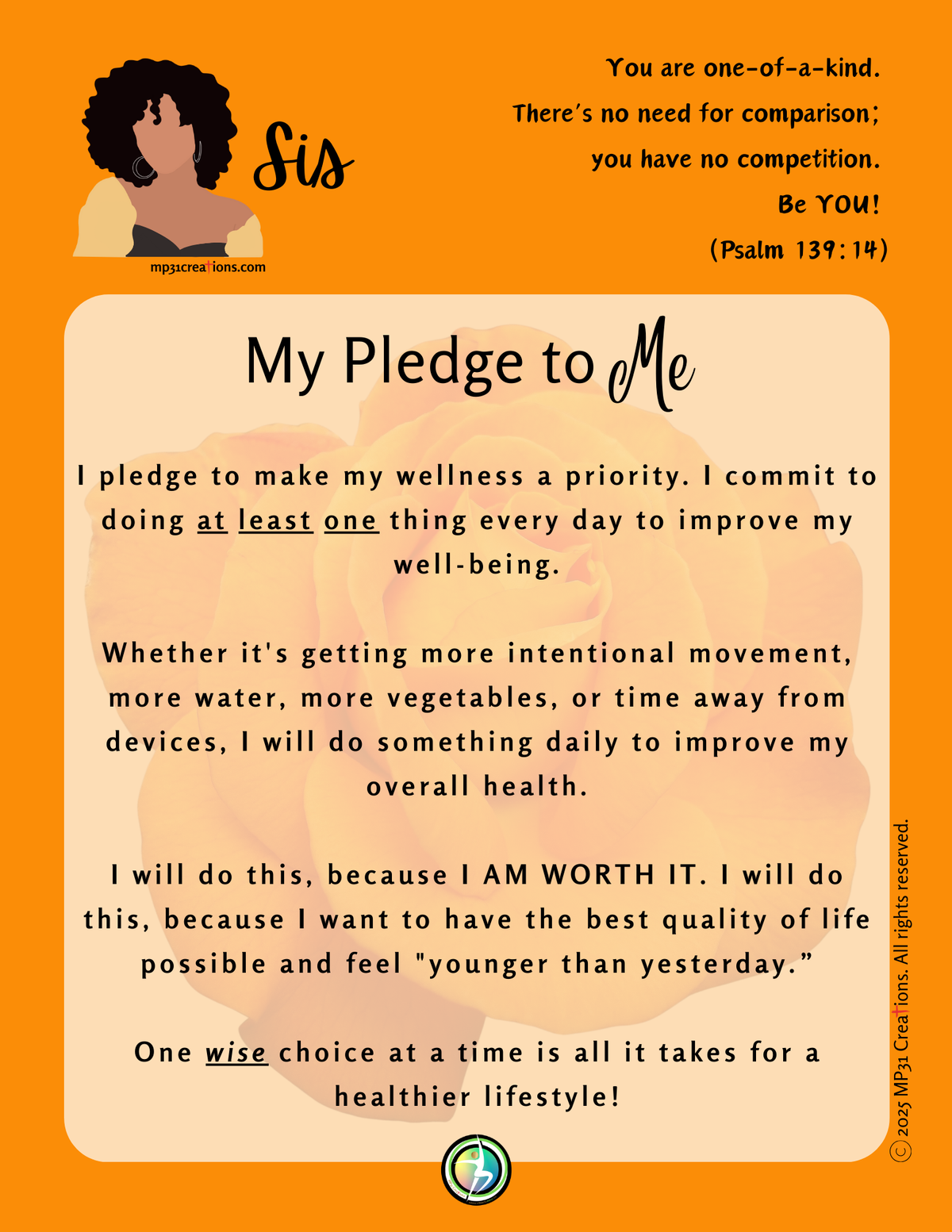 DIGITAL | Wellness Pledge to Self
