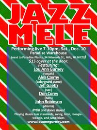JAZZ MELE at Paradise Warehouse