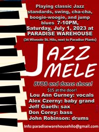Jazz Mele Swinging in Paradise