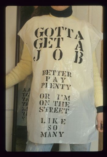 Homeless Hilton: NY, NY Altered Bag front
