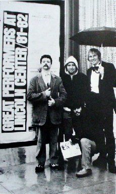 Billy X., Mike Collins, Tal and John Pendergast - Unauthorized performance at Lincoln Center (Photo: Kimberly Haedtke)
