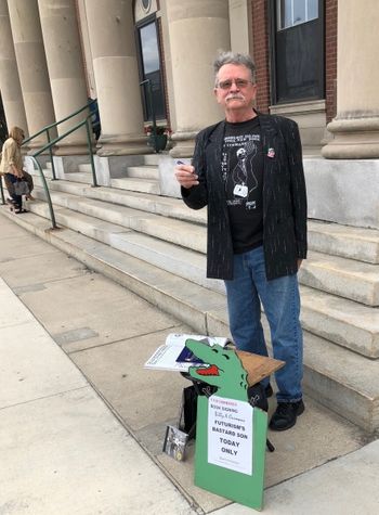 "Unauthorized Signings #1", (At Ready), Rourke Art Museum, Moorhead, MN 2019 (Photo: Margarita Baumann)
