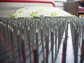 Bed o' Nails Pillow of Tiny Tacks (Detail)
