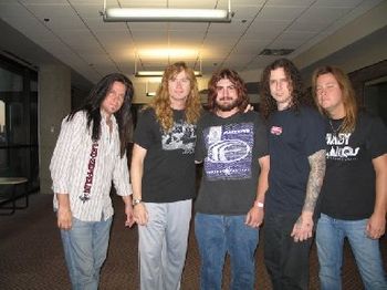 Me with Megadeth Gigantour 2005
