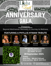Silver Anniversary Gala - Beyond Abstinence: Recovery, A Journey to Wellness feat. A Tribute to Phyllis Hyman with Mary Cross 2NspireU