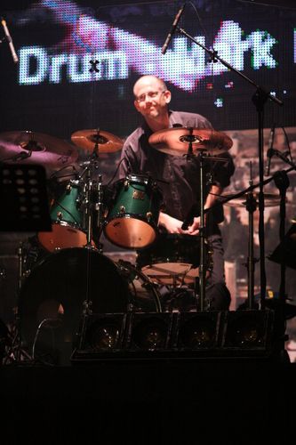 The incredible Mark Miller on drums. He brought the heat!
