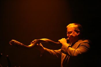 Don Heist sounding the shofar! Rockin' it!
