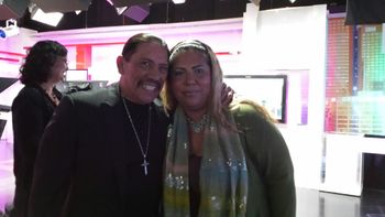 con el actor de Hollywood Danny Trejo
