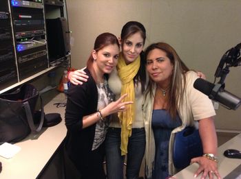 CON ARMIDA Y LA FLAKA en su Show "El Pajarete"
