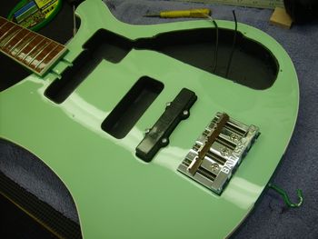 The shielding paint is drying, and soon I'll be installing the custom wiring harness....
