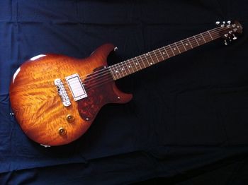 This Brave doublecut is a joy to play, and the tone is perfectly balanced, clean or overdriven.
