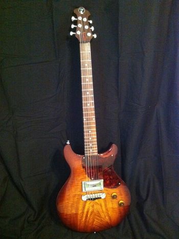 The Brave is the first model from Forrester Kustoms to feature the new direct-pull headstock and 'F' monogram.
