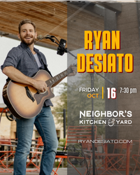 Ryan DeSiato at Neighbor's Kitchen and Yard