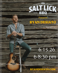 Ryan DeSiato live at Salt Lick Cellars