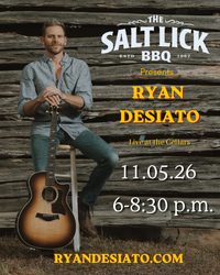 Ryan DeSiato live at Salt Lick Cellars