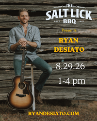 Ryan DeSiato live at Salt Lick in Driftwood