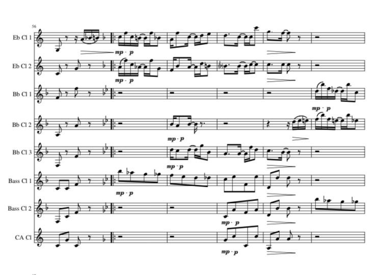 Climax Rag- Clarinet Octet/Choir