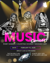 Concert: Meghan Cary with Valentina Sounds and special guest Rigby Summer
