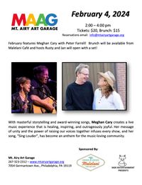 Meghan Cary with Peter Farrell Brunchtime Concert