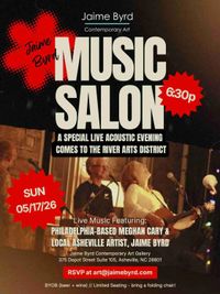 Concert: The Roadwork Tour - Music Salon with Rees Shad and special guest Jaime Byrd