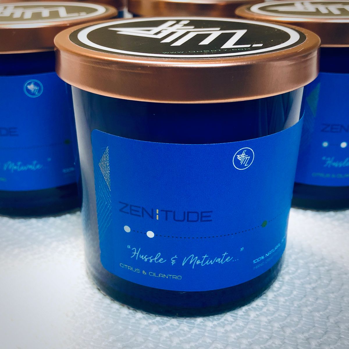  "Hussle & Motivate"- Limited Edition- 100% Natural Soy Candle