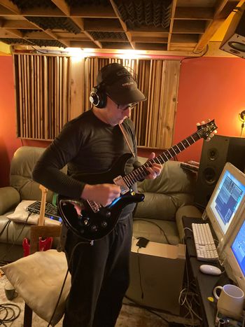 John Findlay makes the electric guitar sing at Bova Sound, Critical Misunderstandings On The Precipice sessions.
