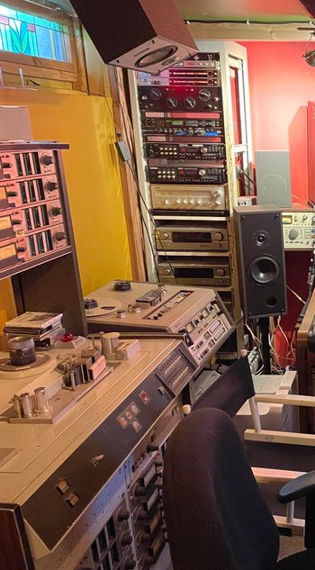 It's all about the gear and equipment in the studio. Bova Sound is a magical place, Critical Misunderstandings On The Precipice album sessions.

