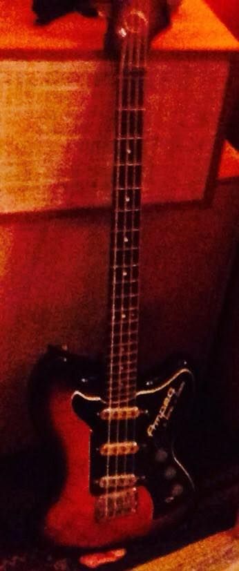 Phil's bass in the studio during Tendrils album sessions.
