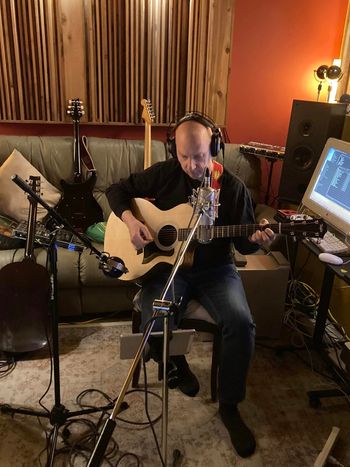 John Findlay, the consummate pro at Bova Sound, Critical Misunderstandings On The Precipice sessions!
