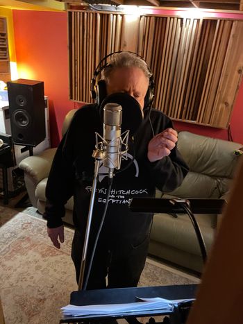 Late April, 2024 and Frank is delivering final lead vocals, Critical Misunderstandings On The Precipice album sessions.
