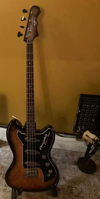 Phil's Ampeg Bass, played during the Critical Misunderstandings On the Precipice album sessions.
